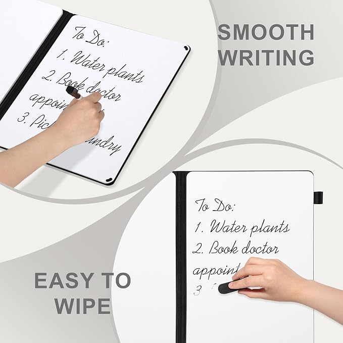 AGM Portable White Board Dry Erase Notebook, Small Travel Dry Erase Board - Image 5