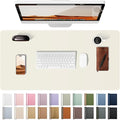 YSAGi Leather Desk Protector, Office Mat, Large Mouse Mat, Non-Slip PU Leather by YSAGi
