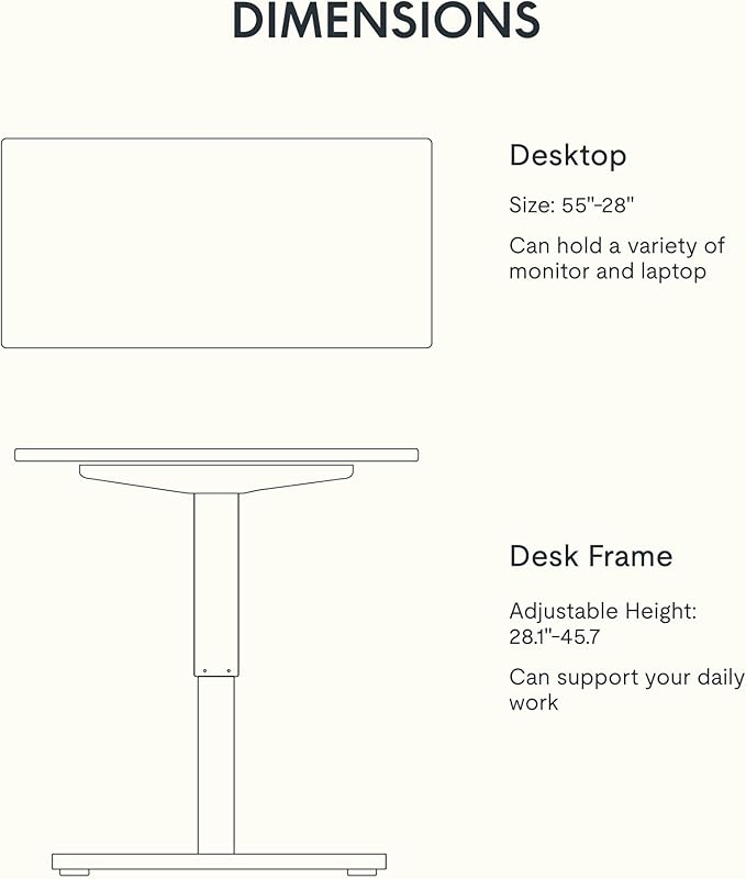 FLEXISPOT EN1 One-Piece Standing Desk - Image 7