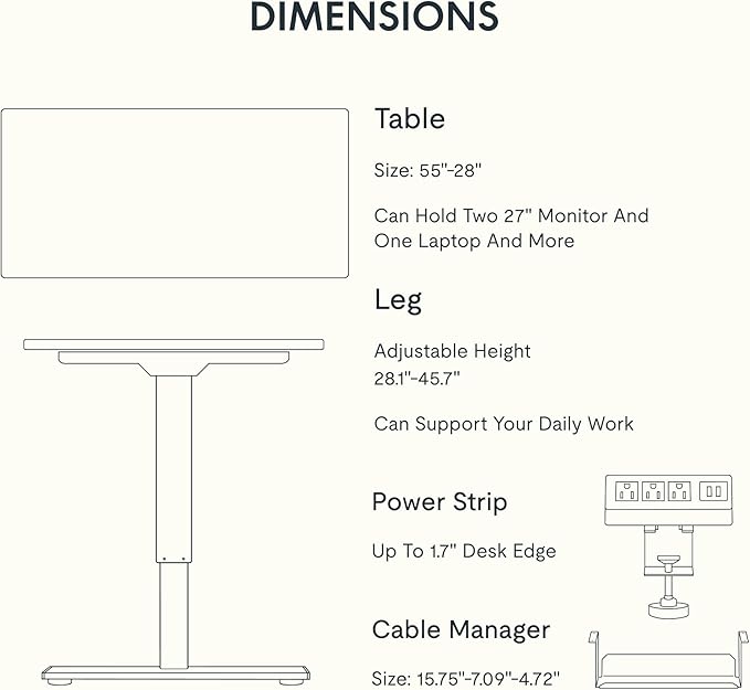 FLEXISPOT EN2 Whole-Piece Standing Desk - Image 8