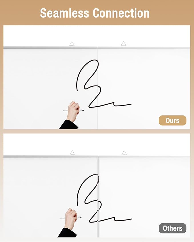 60"X 40" Large Magnetic Dry Erase Whiteboard, Wall Hanging Board - Image 8