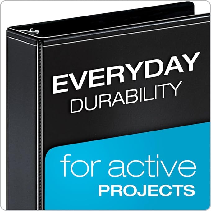 Cardinal Performer 3-Ring Binders, Non-Locking Slant-D Rings, 540-Sheet Capacity - Image 2