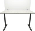 OBEX Clear Acrylic Desk Mounted Privacy Panel by OBEX
