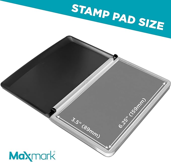 MaxMark Large Premium Gray Ink Stamp Pad - Image 3