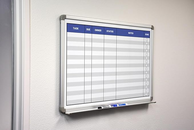 Task List Whiteboard 48" x 36" - Image 2