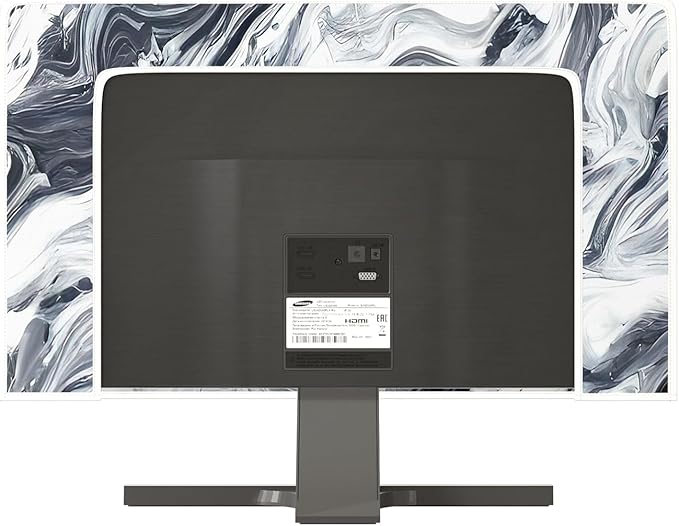 Baocicco Abstract Gray Marble Waterproof 80 Inch Television Cover Anti-Static - Image 5