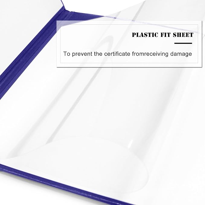 Diploma Cover 8.5” x11” Diploma Holder of Graduation Leatherette Padded - Image 5