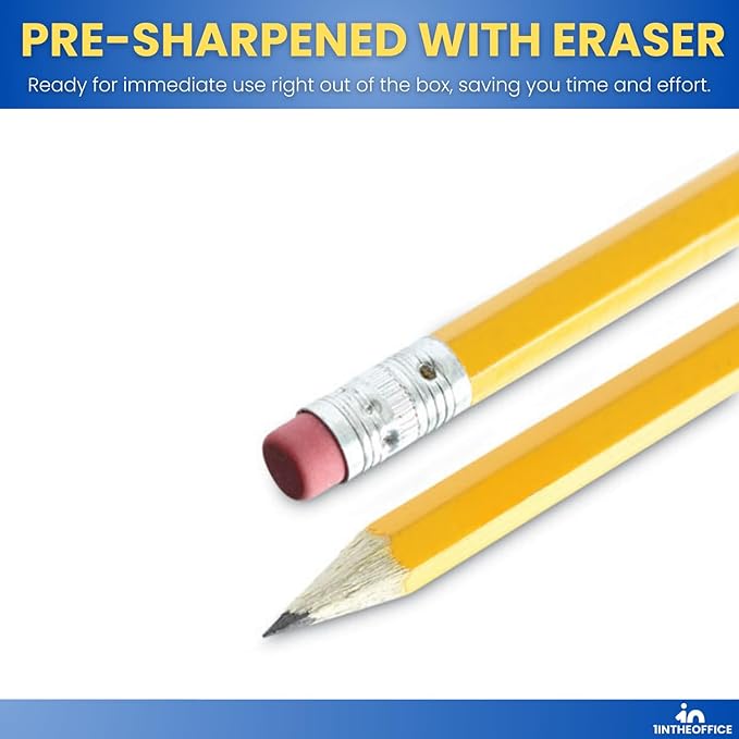1InTheOffice Pre Sharpened Pencils #2, Pencils - Image 5