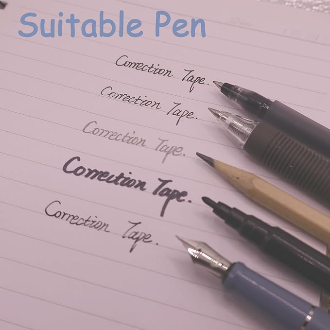 Tramboo 4 Pcs 39.4 Ft Colorful Correction Tape, Teacher Supplies - Image 3