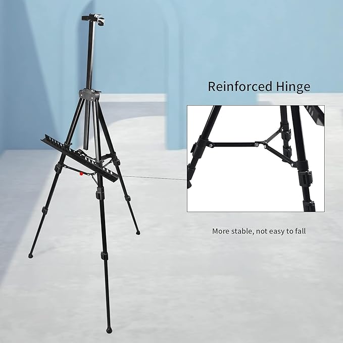 Art Artist Easel Stand for Sign, RRFTOK Metal Tripod Adjustable Easels for - Image 4