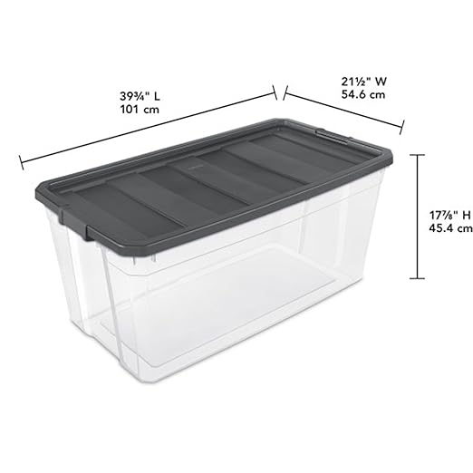 Sterilite 12-Pack Modular Stacker Box, Durable Clear Plastic Storage Bins - Image 4