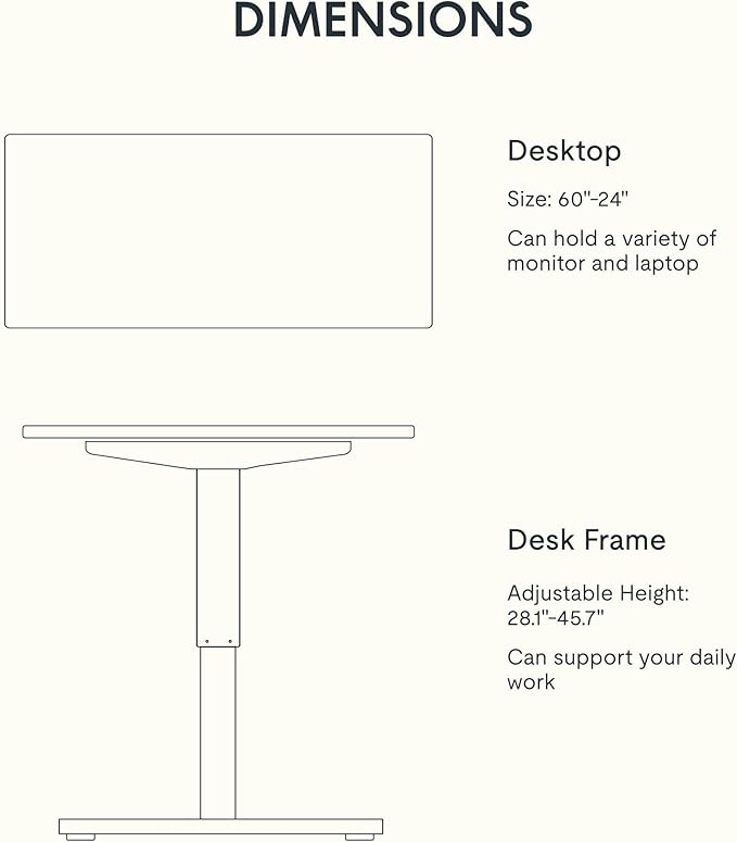 FLEXISPOT EN1 One-Piece Standing Desk - Image 4