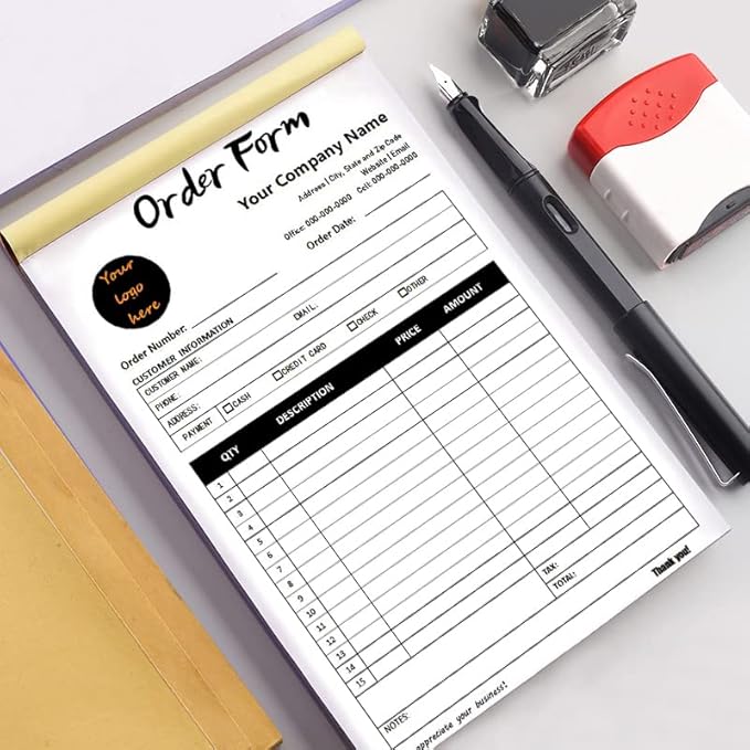 Custom Carbonless Sales Invoice Form Books - Image 3