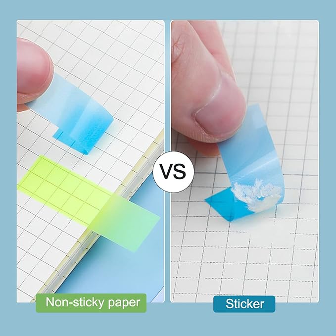 Golcellia 300 Pcs, Transparent Sticky Notes, Page Markers, Sticky Tabs - Image 6