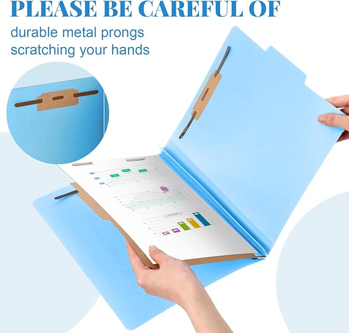 Skyygemm 36 Pcs Classification Folders Letter Size, 1 Divider Pressboard File - Image 4