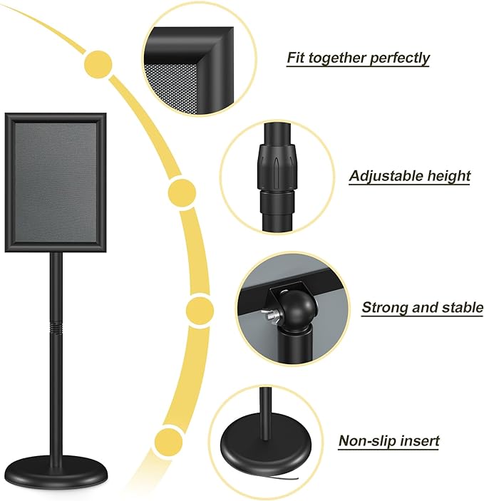 Relx Sign Holder Stand 8.5x11 inch - Image 4