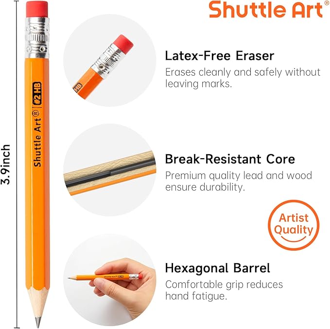 Shuttle Art 400 Pack Golf Pencils - Image 3