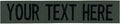 Custom Uniform Name Tapes Solid Colors. Olive Drab Ripstop, 5 Inch Hook Fastener by NORTHERNSAFARI