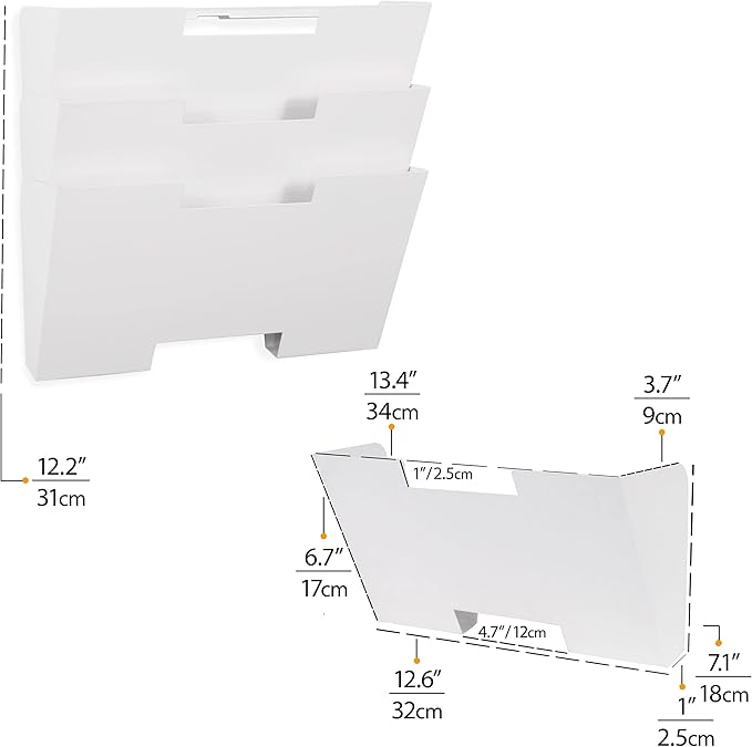 Wallniture Lisbon Wall File Holder Organizer - Image 3