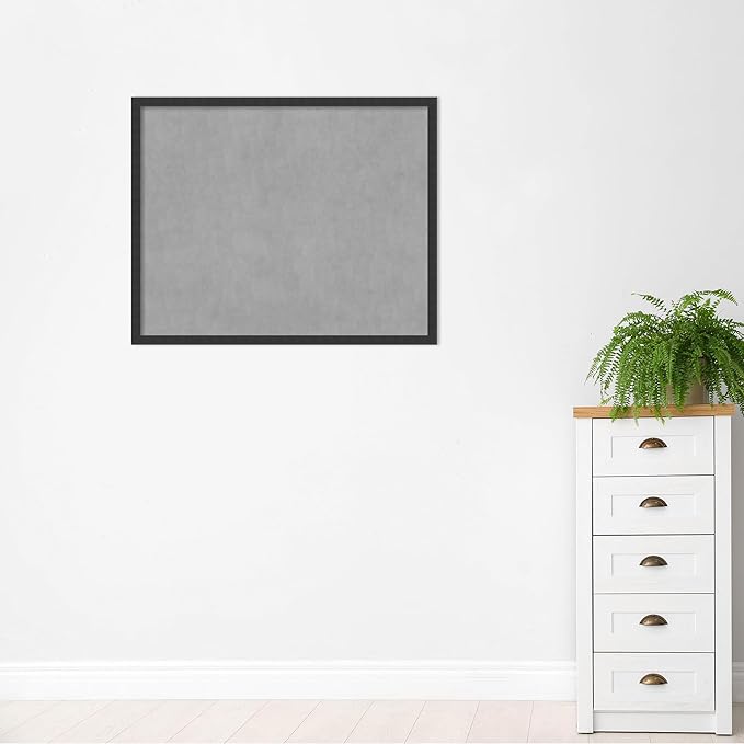 Amanti Art Black Framed Magnetic Board 34x42 X-Large Vision Board - Image 5