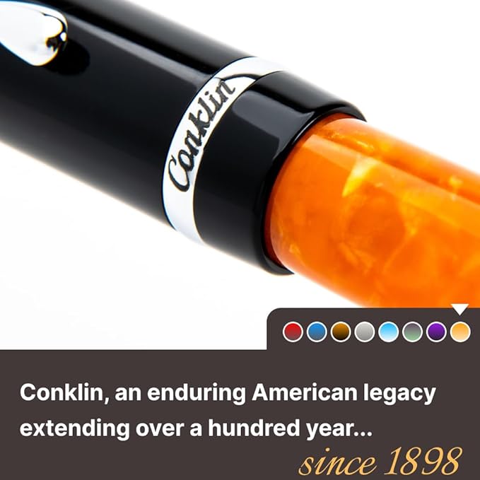 Conklin Duragraph Fountain Pen Orange Nights - Image 7