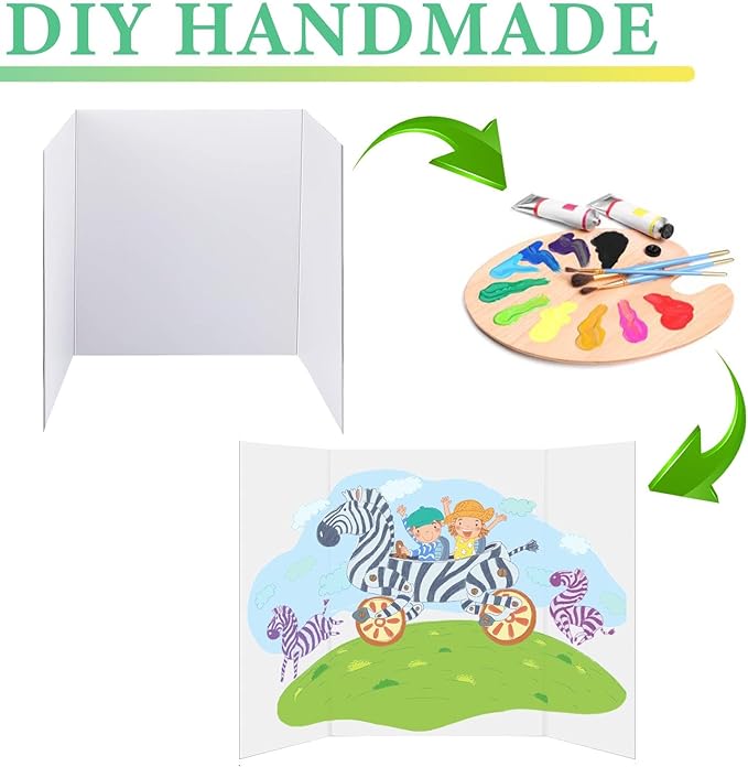 3 Pack Medium Trifold Poster Board, 24 x 16inches Poster Board - Image 5