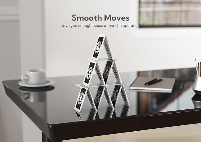 Claiks Glass Standing Desk - Image 8