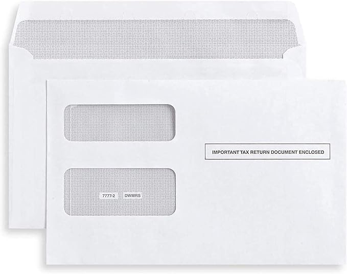 50 1099 Tax Envelopes Self-Seal Designed by Dutymark