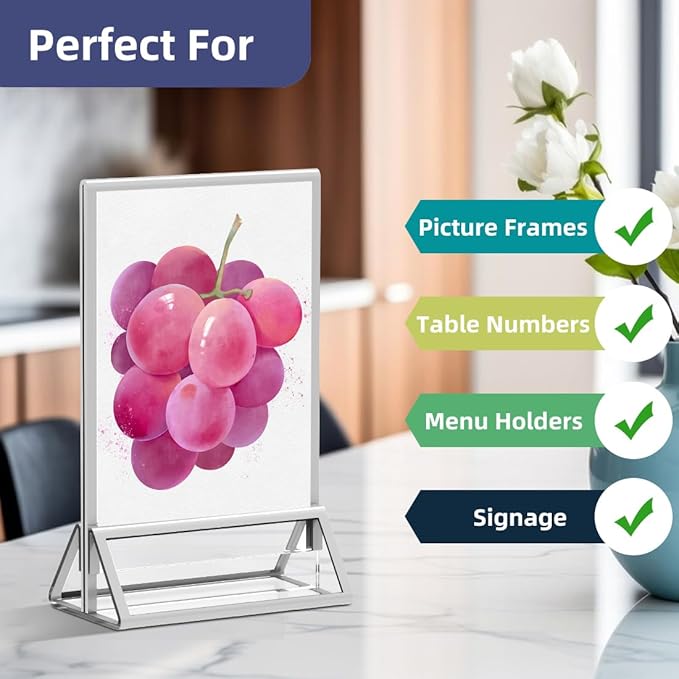 PPH-Sisy Clear Acrylic Sign Holder 5X7 - Image 3