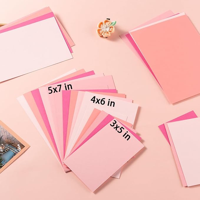50 Sheets Colored Cardstock Paper 5 Colors, 250 GSM Heavy Card Stock - Image 6