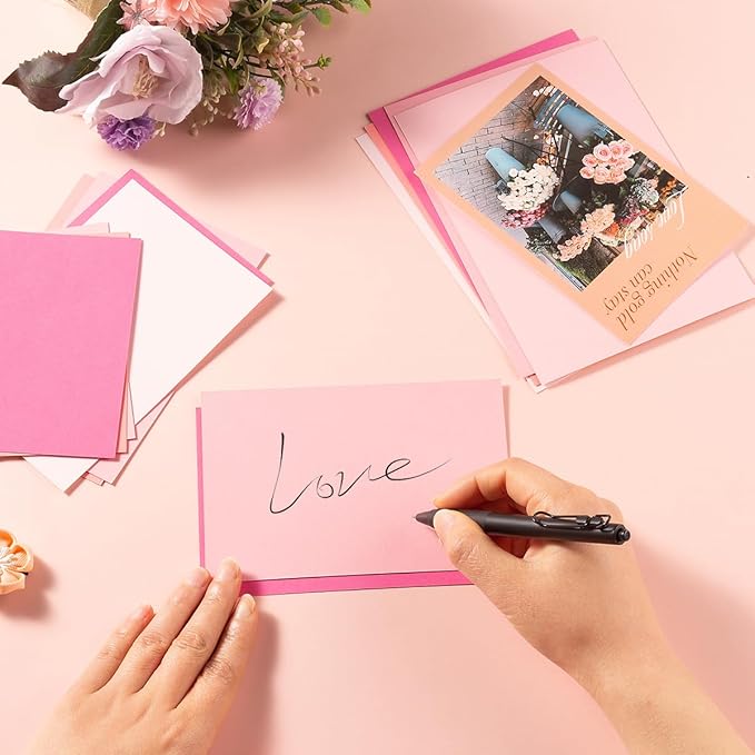 50 Sheets Colored Cardstock Paper 5 Colors, 250 GSM Heavy Card Stock - Image 4