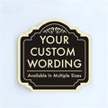Custom Decorative Outdoor Metal Sign by SpeedyOrders