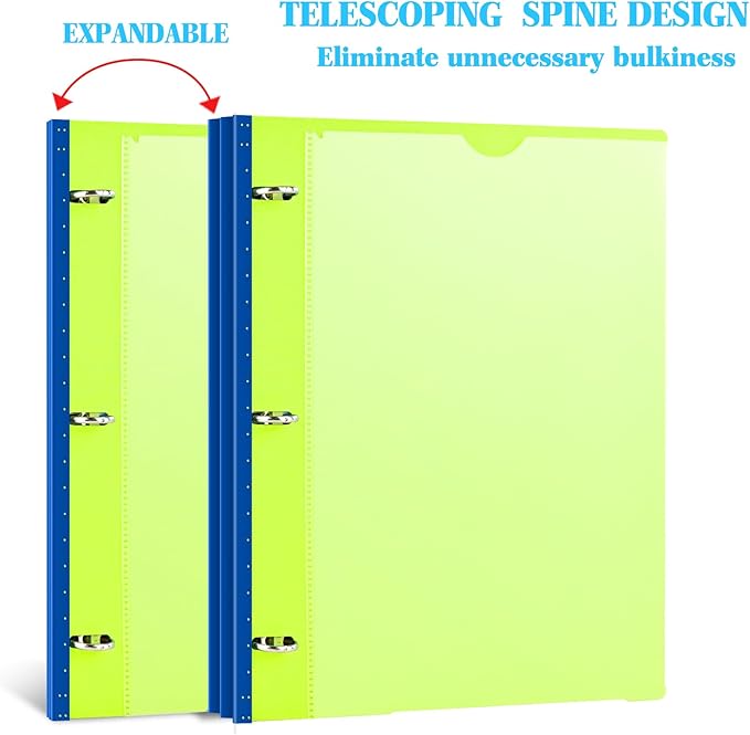 INFUN Telescoping 3 Ring Binder - Image 2