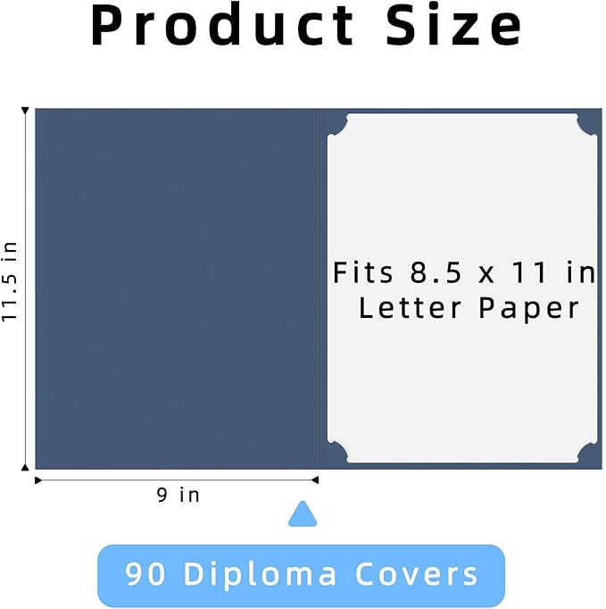 HAUTOCO 90 Pack Certificate Holders, Document Award Covers Certificate Folders - Image 2