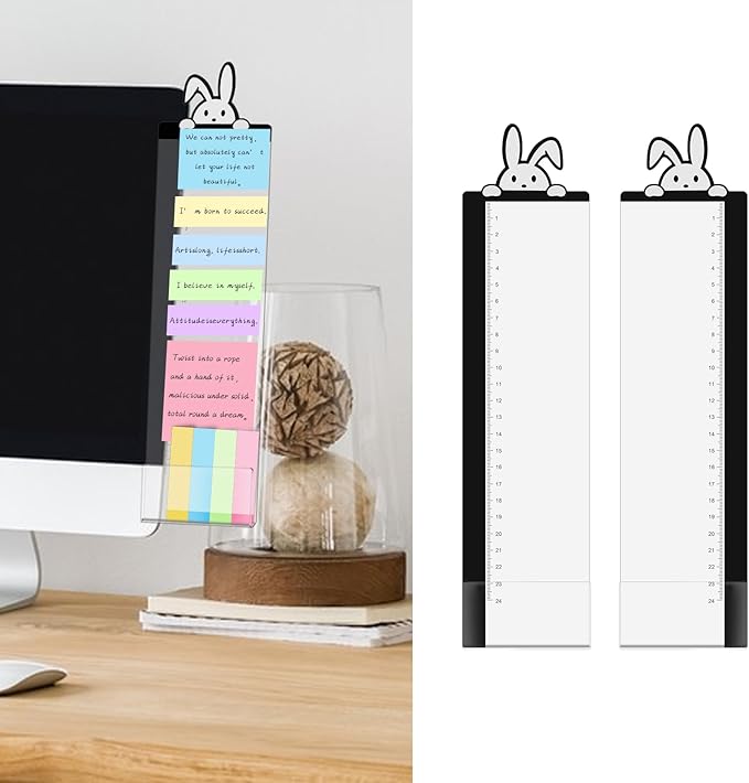 2pcs Office Desk Accessories Monitor Memo Board Computer Message Board Office - Image 7