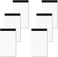 6 Pcs Note Pads Refills 3 x 5 inches Memo Small Notebook Writing Pads by Nichela
