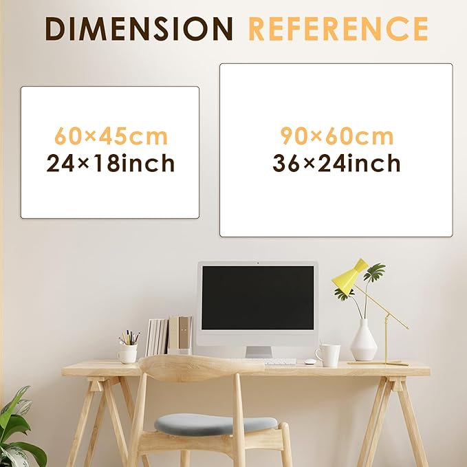 MAKELLO Dry Erase Calendar for Wall 36" x 24", Large Calendar Whiteboard - Image 3