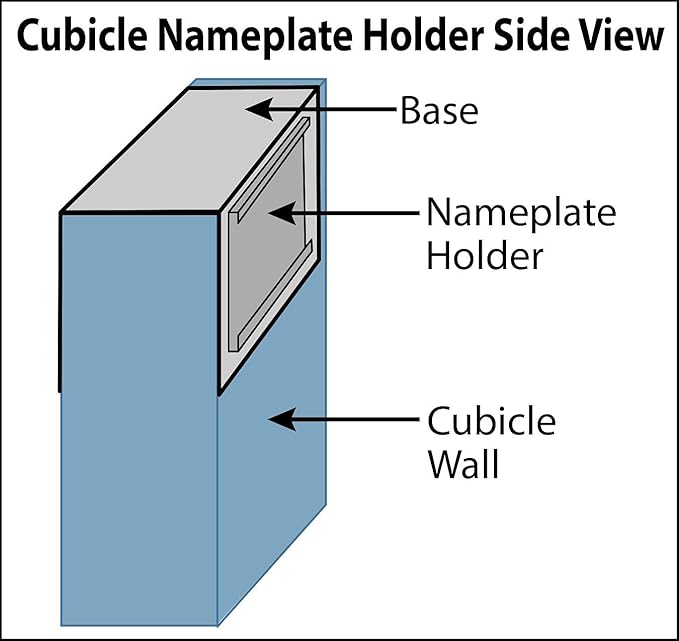 The Original Over the Cube – Quality Aluminum, Changeable Cubicle Nameplate - Image 5