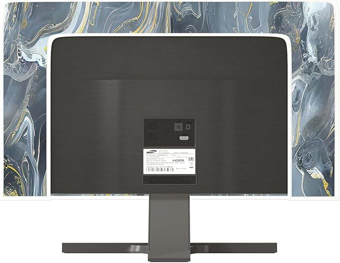 Baocicco Gray Gold Marble Waterproof 37, 39 Inch TV Dust Cover Anti-Static - Image 5