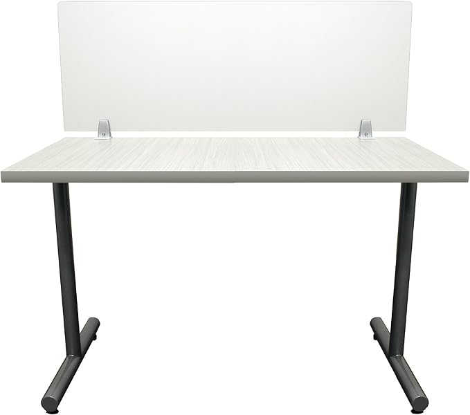 OBEX Clear Acrylic Desk Mounted Privacy Panel by OBEX