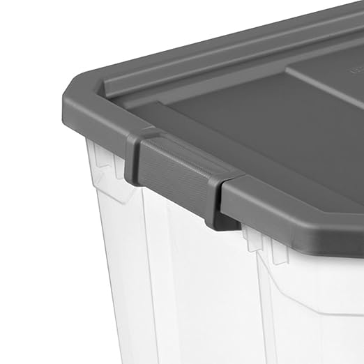 Sterilite 8-Pack Modular Stacker Box, Durable Clear Plastic Storage Bins - Image 8