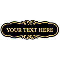Custom Wall or Door Sign, Personalized Plaque Engraved Message by SigoSigns