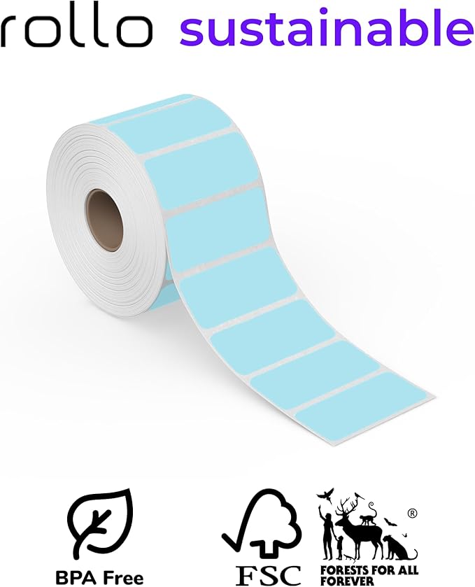 Rollo Direct Thermal 2x1 Sticker Labels - Image 3