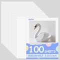 OcePor 100 Sheets White Cardstock 8.5” x 11”, 65lb/180gsm White Card Stock by OcePor
