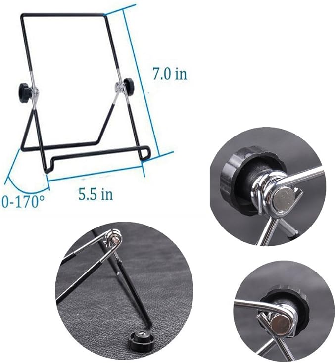 MOACC Tablet Holder Stand, Universal Multi-Angle Non-Slip Adjustable Holder - Image 4