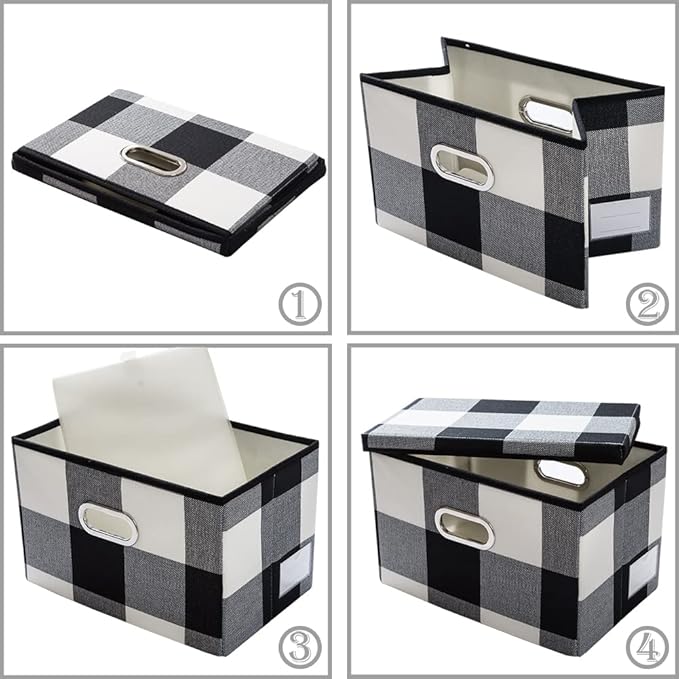 PRANDOM Large Collapsible Storage Bins - Image 4