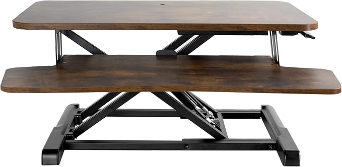 VIVO 28 inch Desk Converter, K Series, Height Adjustable Sit to Stand Riser by VIVO