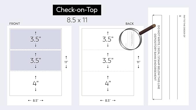 Compuchecks Check on Top Blank Check Paper - Image 3