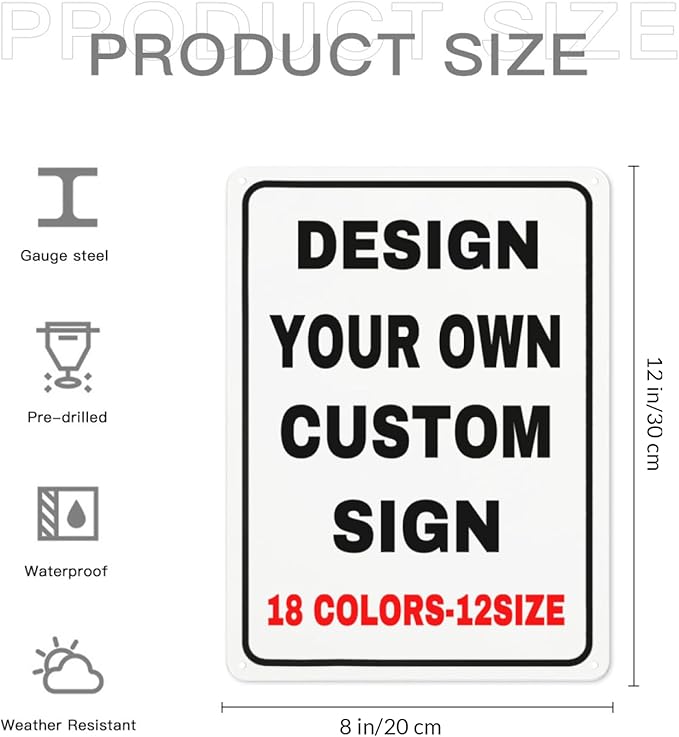 Custom Outdoor Metal Personalized Sign - Image 5
