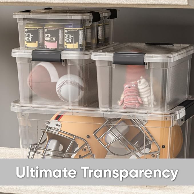 Superio Clear Storage Bins - Image 7